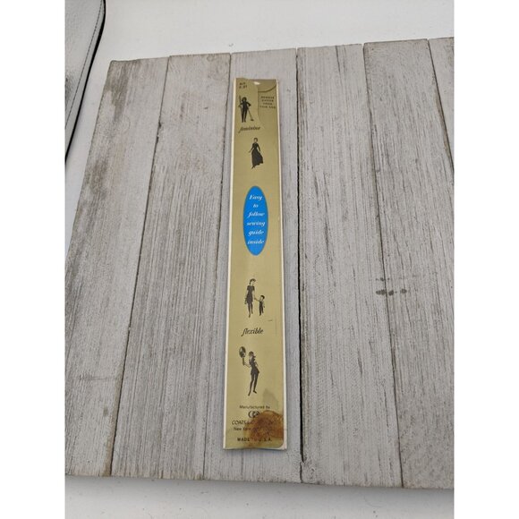 Vintage J&P Coats Dress or Neck Metal Zipper 12" Primrose 72-A - Picture 4 of 4